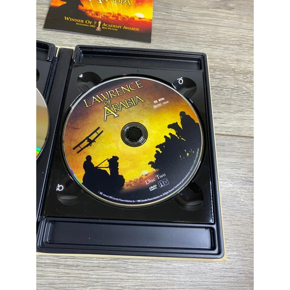 Lawrence‎ of Arabia DVD 2-Disc Collector Edition Linen Case Peter O'Toole 1962